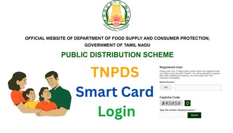 ration smart card login|tnpds in login.